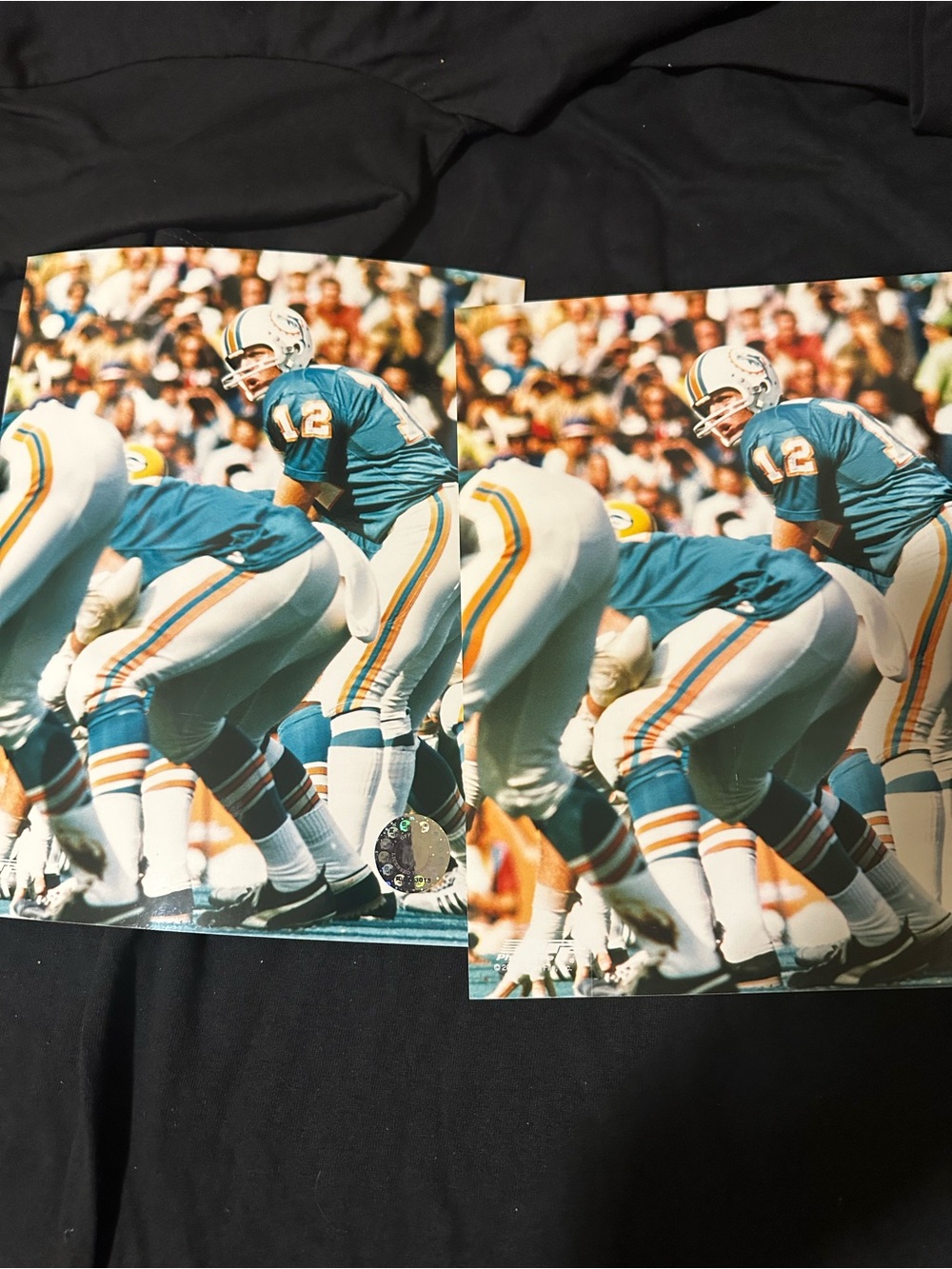 Bob Griese 8x10 Vintage Football Photo lot of 2 Pair
